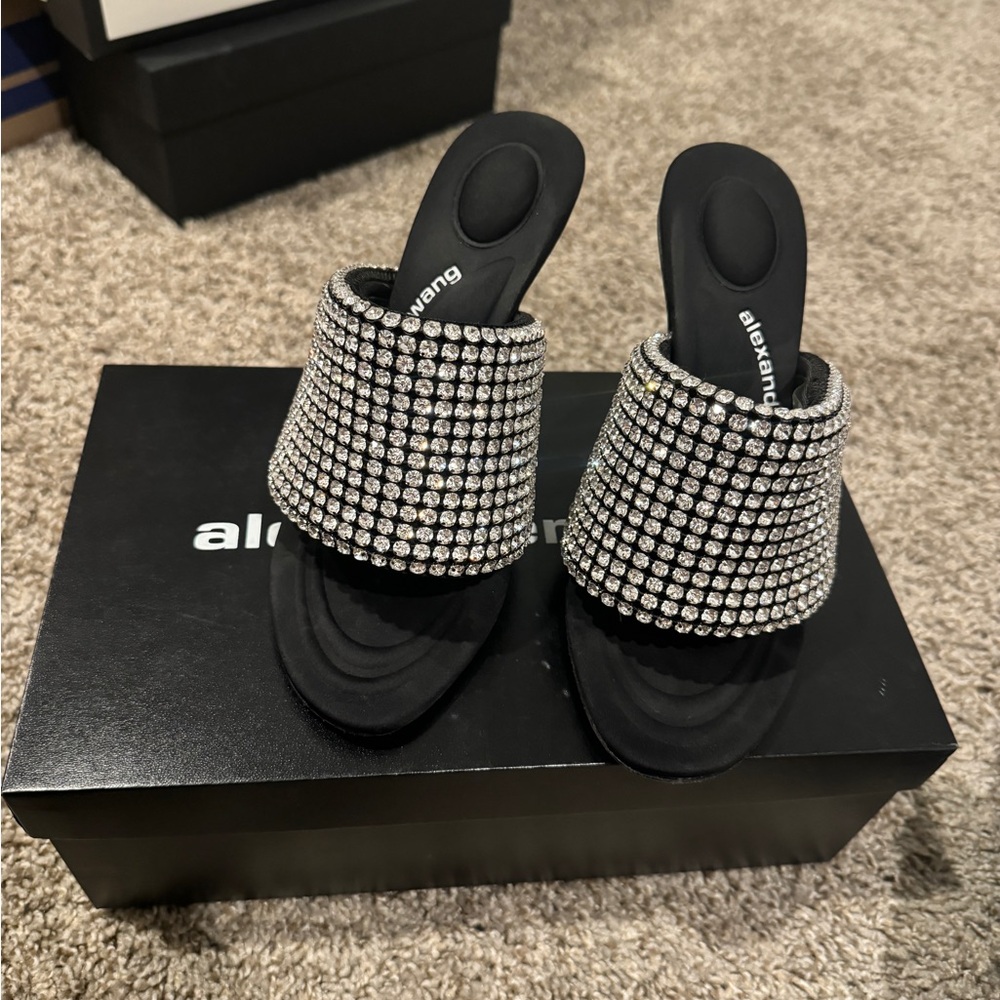 Alexander Wang Crystal Heels Size 36.5